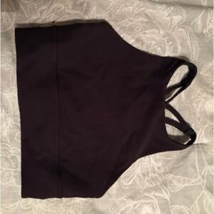 Black Lululemon sports bra